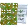 R4I Dice: 18mm D6 Cube - Diffusion Dragon's Hoard (12) (Preorder)