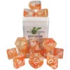 R4I Dice W/Arch'd4: Diffusion - Koi Pond W/ White (15)