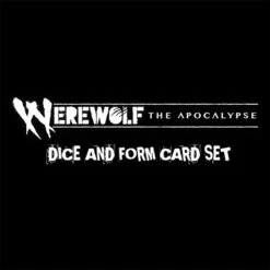 Werewolf The Apocalypse RPG: Dice And Form Card Set (Preorder)