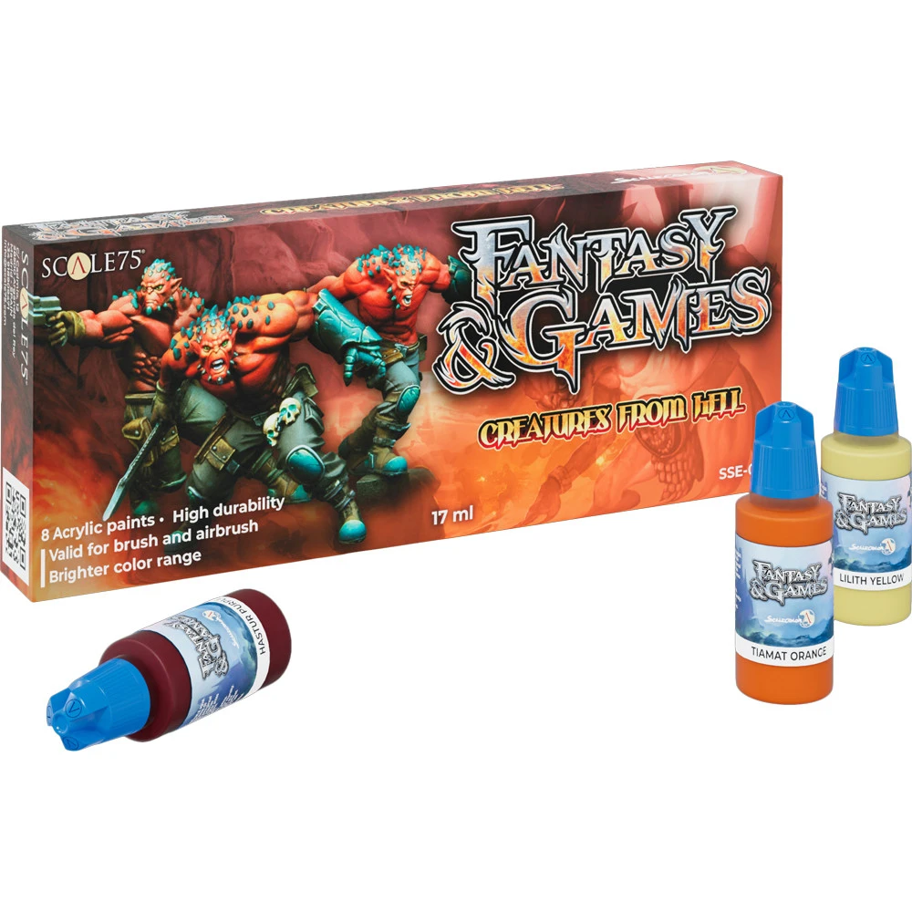 Fantasy & Games Paint Set: Creatures From Hell (Preorder) 3 Fantasy & Games Paint Set: Creatures From Hell (Preorder)