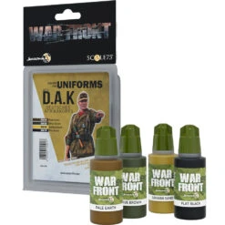 War Front Paint Set: Colors For Uniforms - D.A.K. 2 (Preorder)