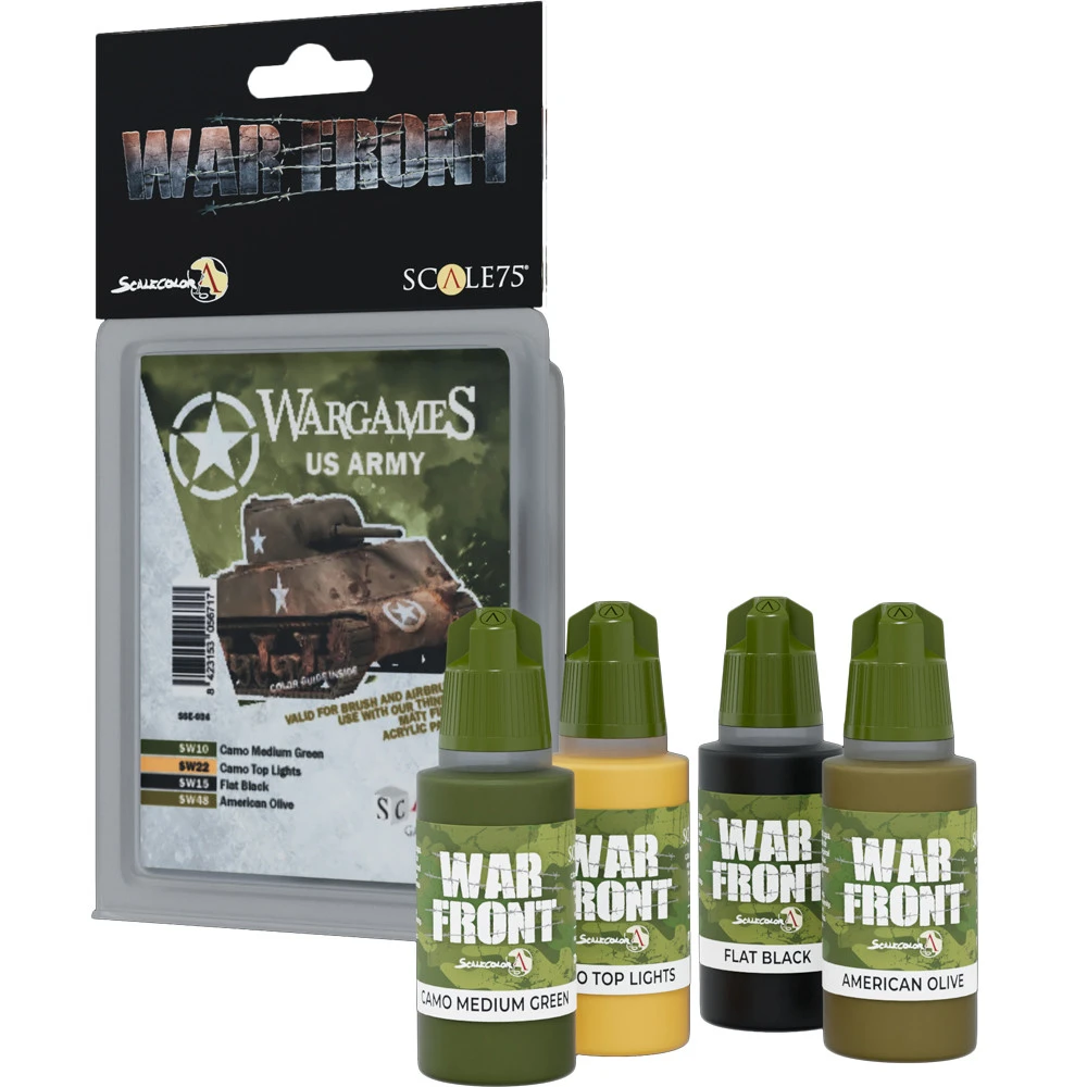 War Front Paint Set: US Army (Preorder) 3 War Front Paint Set: US Army (Preorder)