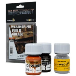 War Front Paint Set: Weathering - Fuel & Grease (Preorder)