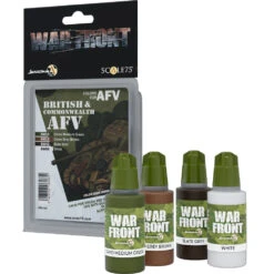 War Front Paint Set: Colors For AFV - British & Commonwealth (Preorder)