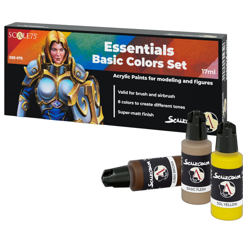 Scale Color Paint Set: Essentials Basic Color Set (Preorder) 3 Scale Color Paint Set: Essentials Basic Color Set (Preorder)