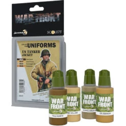 War Front Paint Set: Colors For Uniforms - US Tanker Jacket (Preorder)