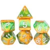 Polyhedral Dice Set: Rainforest (7) -Wizards Toy Shop sdz0009 09 1