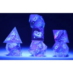 Sirius Dice: Cloak & Dagger - Purple (7) (Last Chance) -Wizards Toy Shop sdz0010 02 3