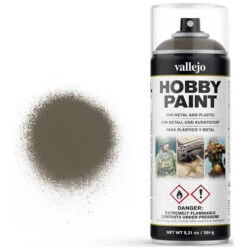 Vallejo AFV Color Aerosol Primer: US Olive Drab (400ml)