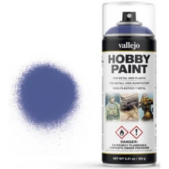 Vallejo Fantasy Color Aerosol Primer: Ultramarine Blue (400ml)