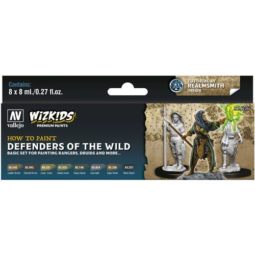 Vallejo Wizkids Premium Paint Set: Defenders Of The Wild 3 Vallejo Wizkids Premium Paint Set: Defenders Of The Wild