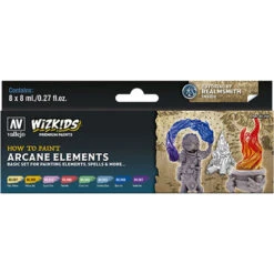 Vallejo Wizkids Premium Paint Set: Arcane Elements