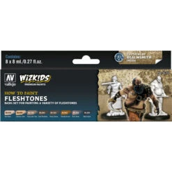 Vallejo Wizkids Premium Paint Set: Fleshtones
