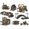 Warcradle Scenics: Red Oak - Town Set 1 -Wizards Toy Shop wsa540017