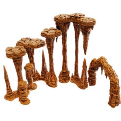 Warlock Tiles: Stalactites & Stalagmites