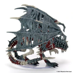 D&D Icons Of The Realms Miniatures: Boneyard - Adult Green Dracolich Premium Figure -Wizards Toy Shop wzk96039 3