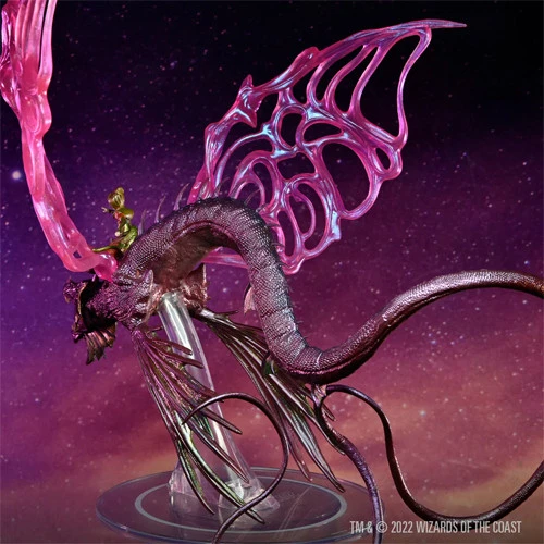 D&D Icons Of The Realms: Spelljammer Adventures In Space - Adult Solar Dragon & Prince Xeleth Premium Figure 4 D&D Icons Of The Realms: Spelljammer Adventures In Space - Adult Solar Dragon & Prince Xeleth Premium Figure - Image 2